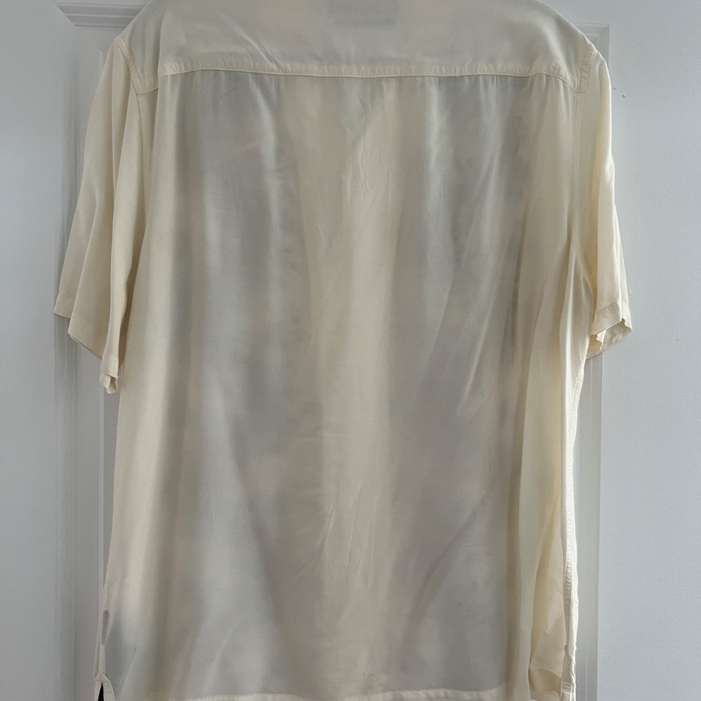 AllSaints Tigers Shirt Beige Size “L” - Picture 2 of 2